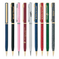 Metal Pen, Ballpoint pen, Twist action, Blue ink refill optional